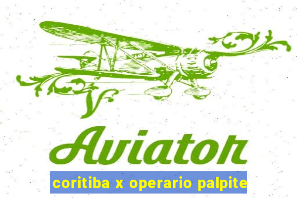 coritiba x operario palpite